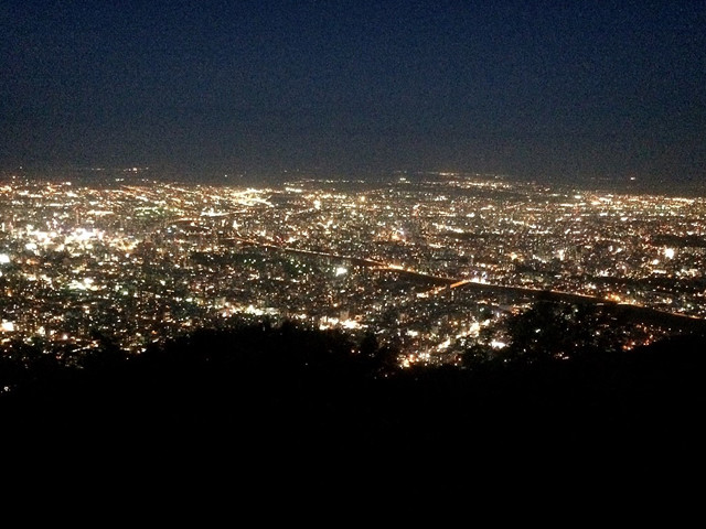 もいわ山展望台からの夜景